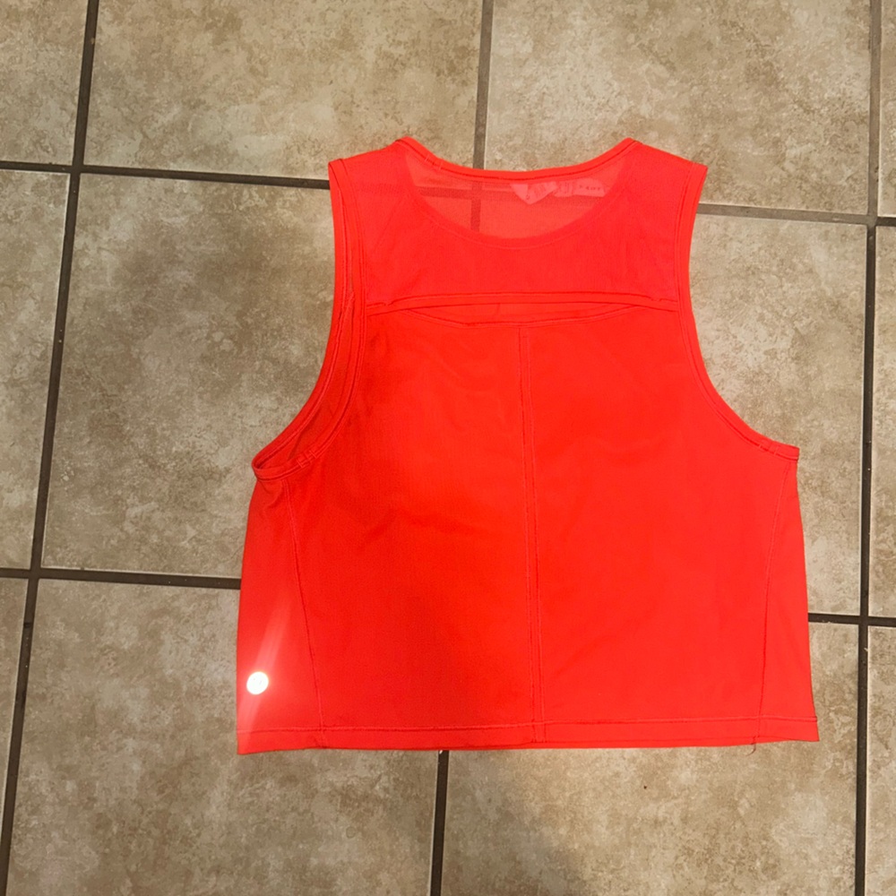Lululemon Sculpt Cropped Tank Top Flare size 4 - Picture 3 of 4